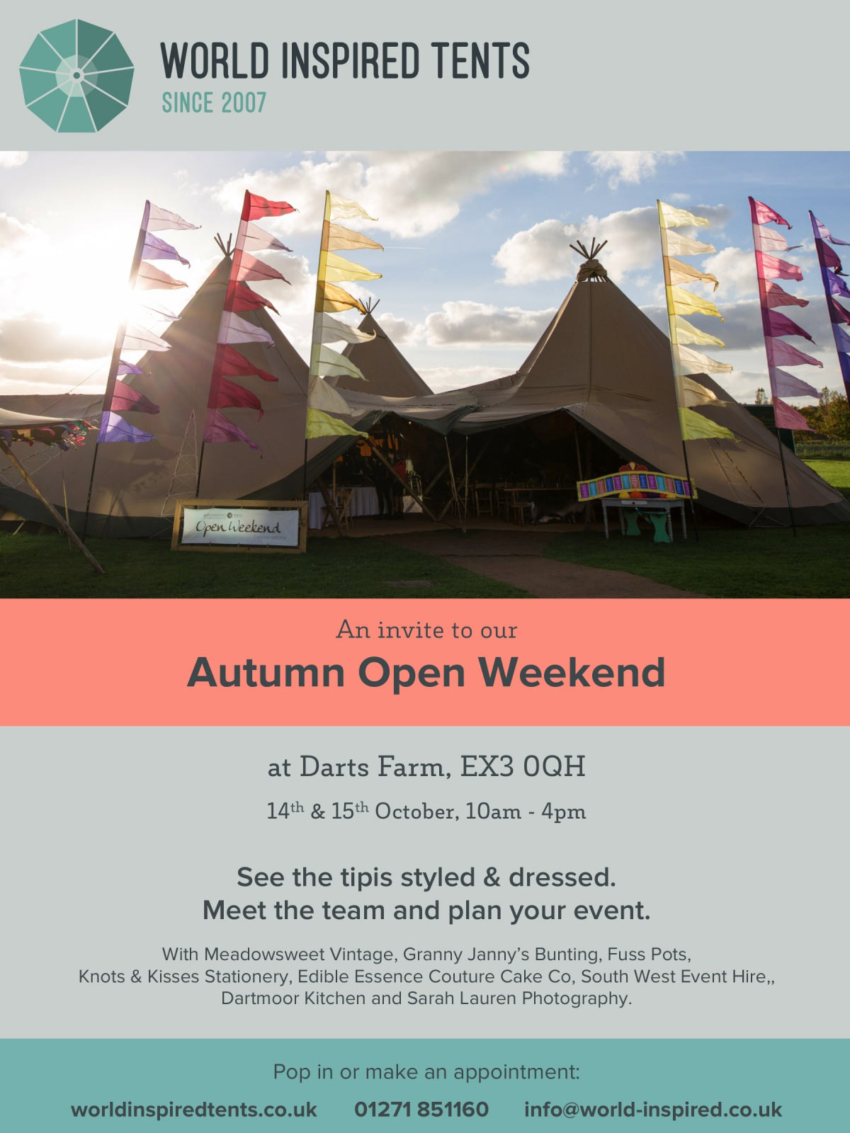 Autumn Open Weekend with World Inspired Tents