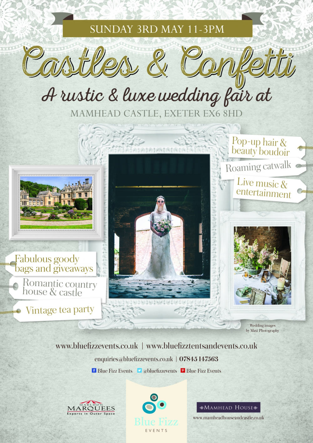 Castles and Confetti - A Wedding Fair at Mamhead House and Castle