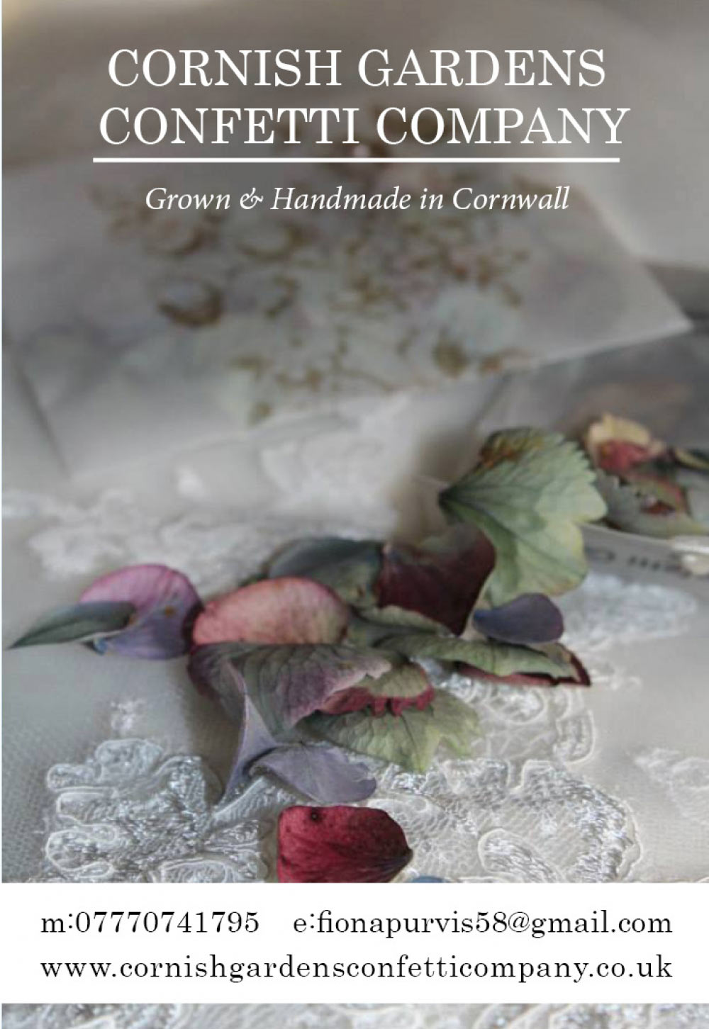 Cornish Gardens Confetti Co. goodies at The Wed Show!