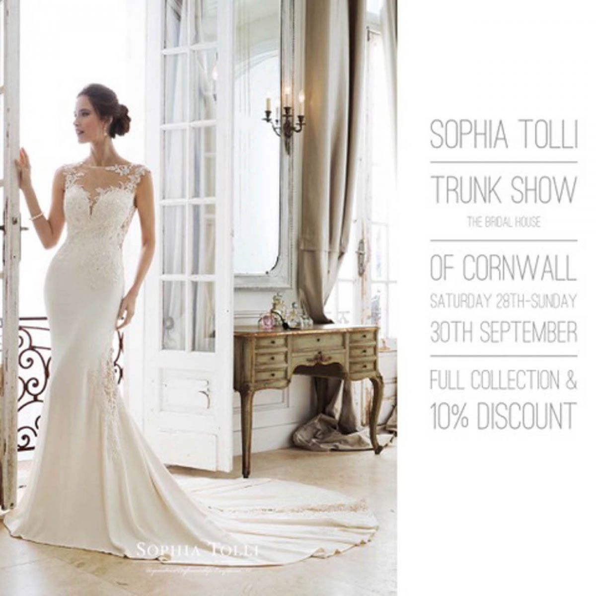 Sophia Tolli trunk show at The Bridal House of Cornwall