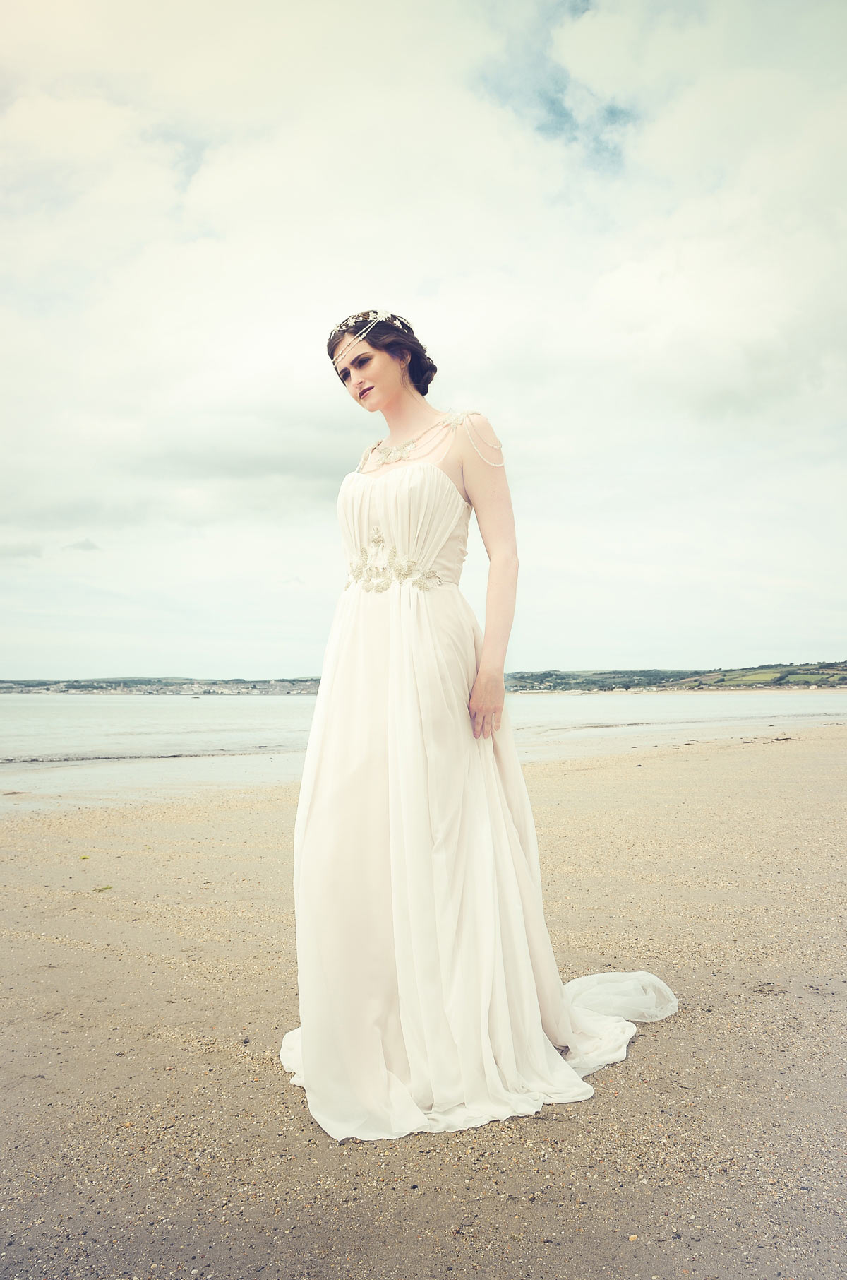 Behind the scenes of our beach bridal shoot