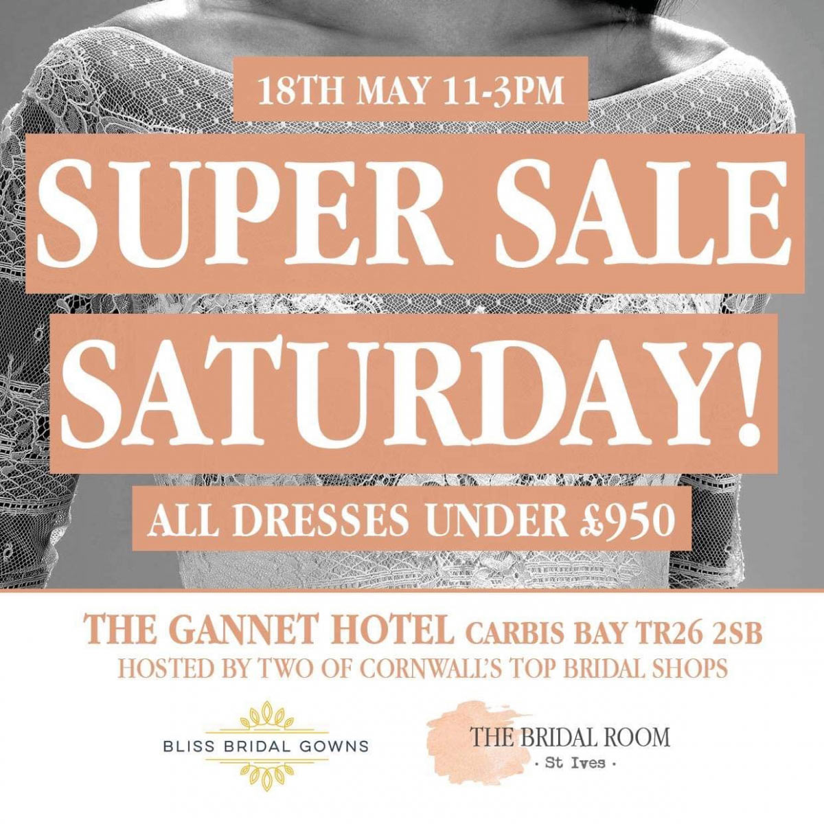 Super sale Saturday with The Bridal Room St Ives