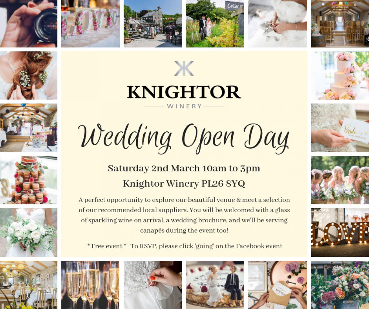 Knightor Winery Wedding Open Day  