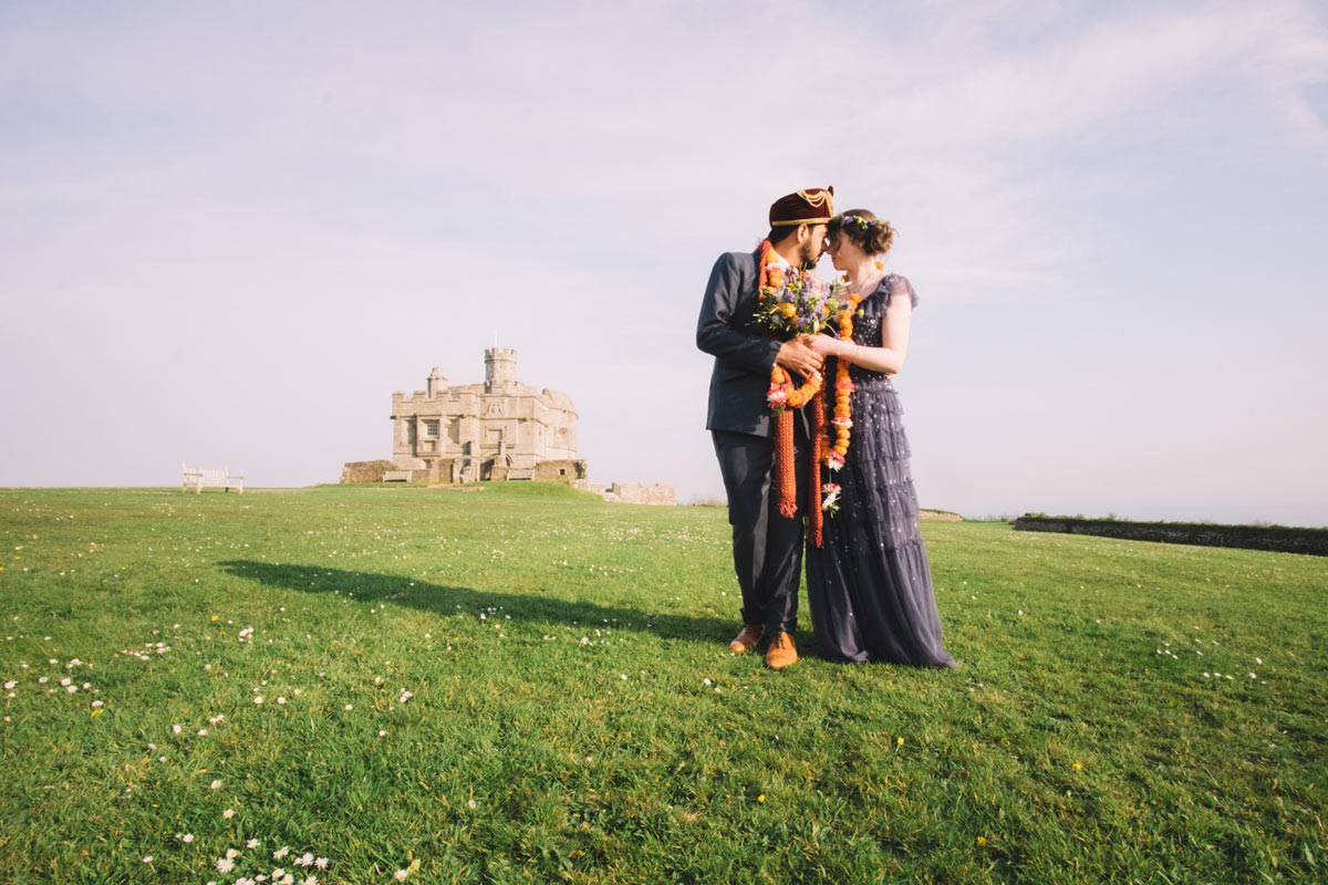 Wedding at Pendennis Castle, Cornwall