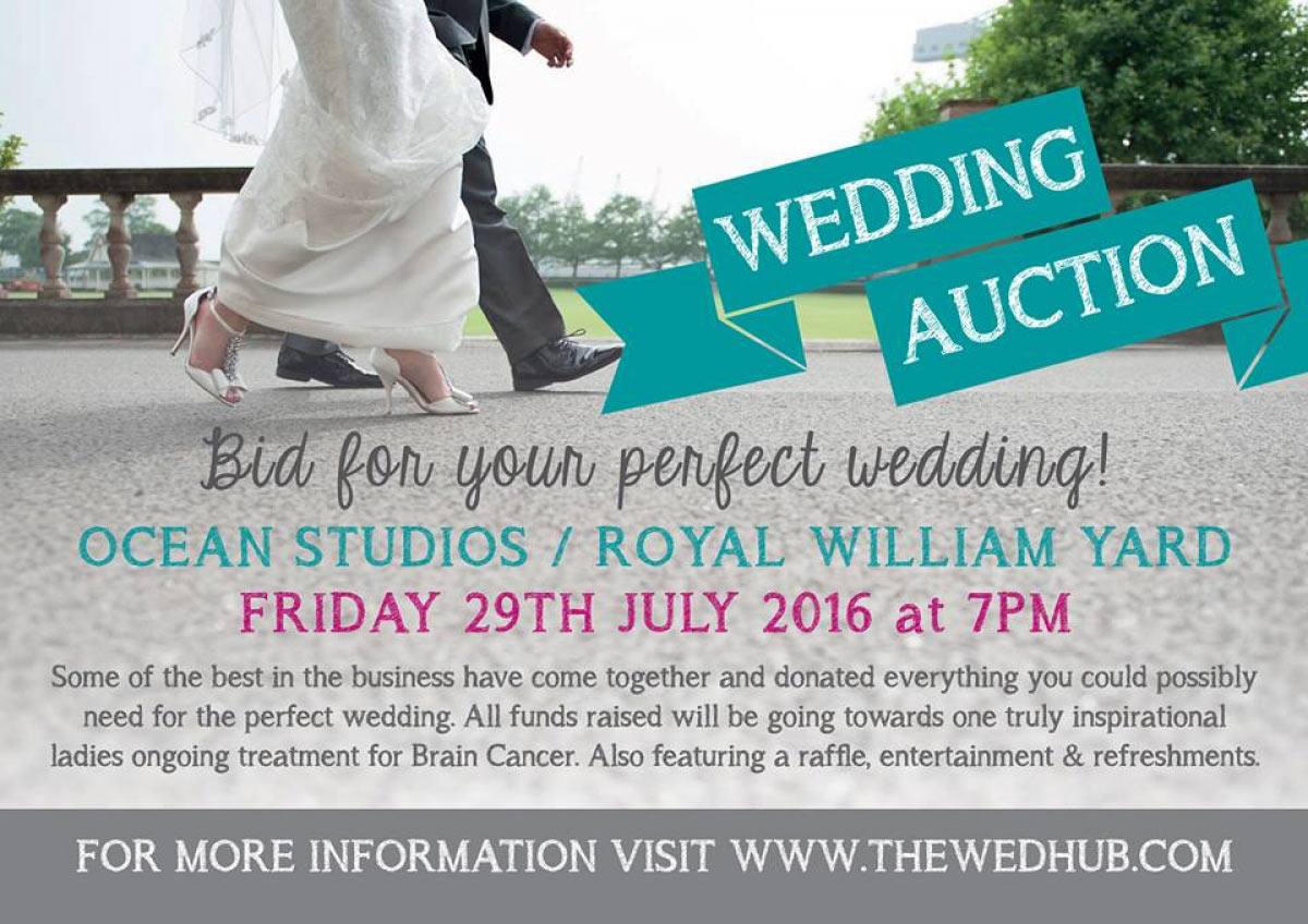 Wonderful wedding auction for cancer treatment