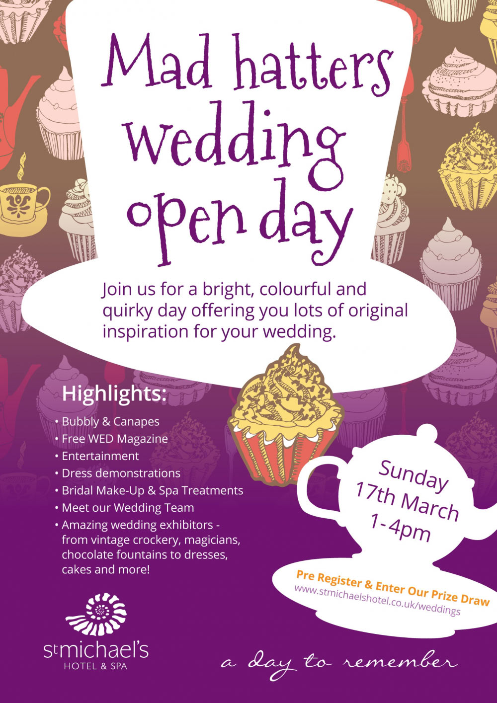 St Michael's Hotel & Spa Mad Hatters Wedding Open Day