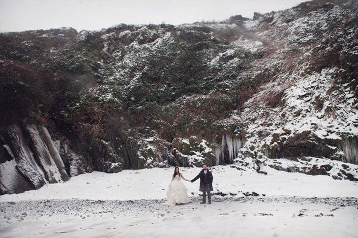 Winter wedding offer at Polhawn Fort for Wed Magazine readers