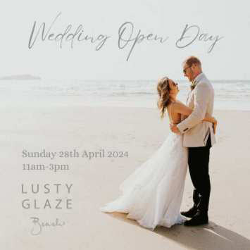 Lusty Glaze Beach Wedding Open Day