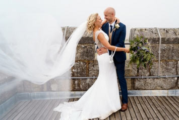 Wedding at Pendennis Castle, Cornwall