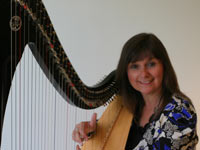 Pam Adams Celtic Harpist
