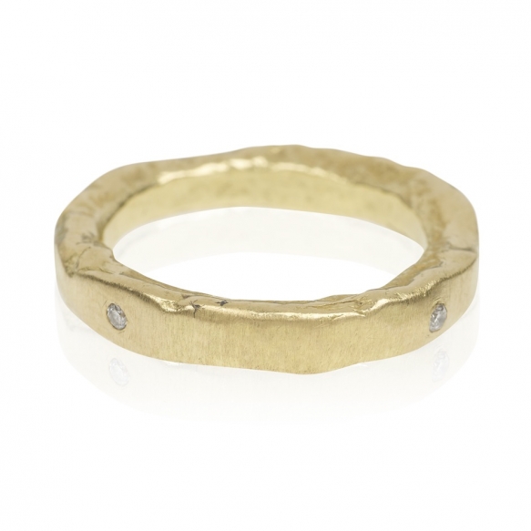 Gold 2Stone Ring