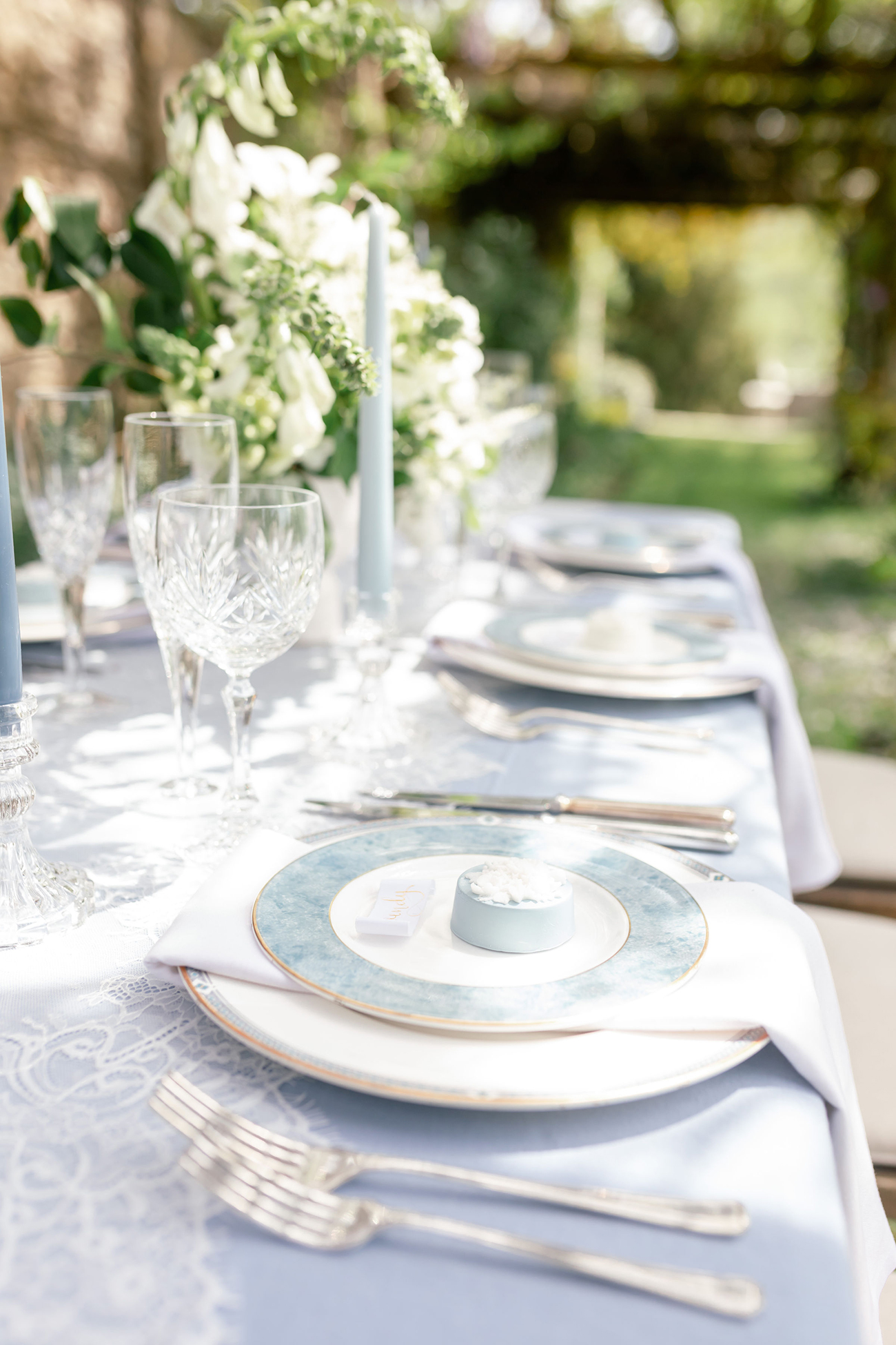 French Blue Styled Shoot Reception6