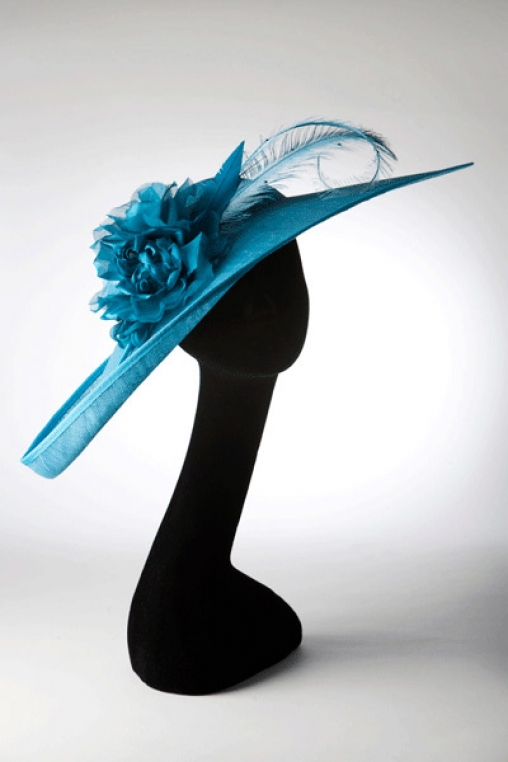Turquoise Elegent Hat Holly Young