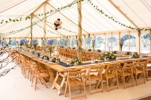 Wedding Marquee Traditional Canvas Dressed