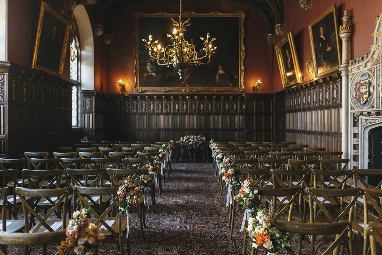 Real Wedding Powderham Castle Wed Ceremony