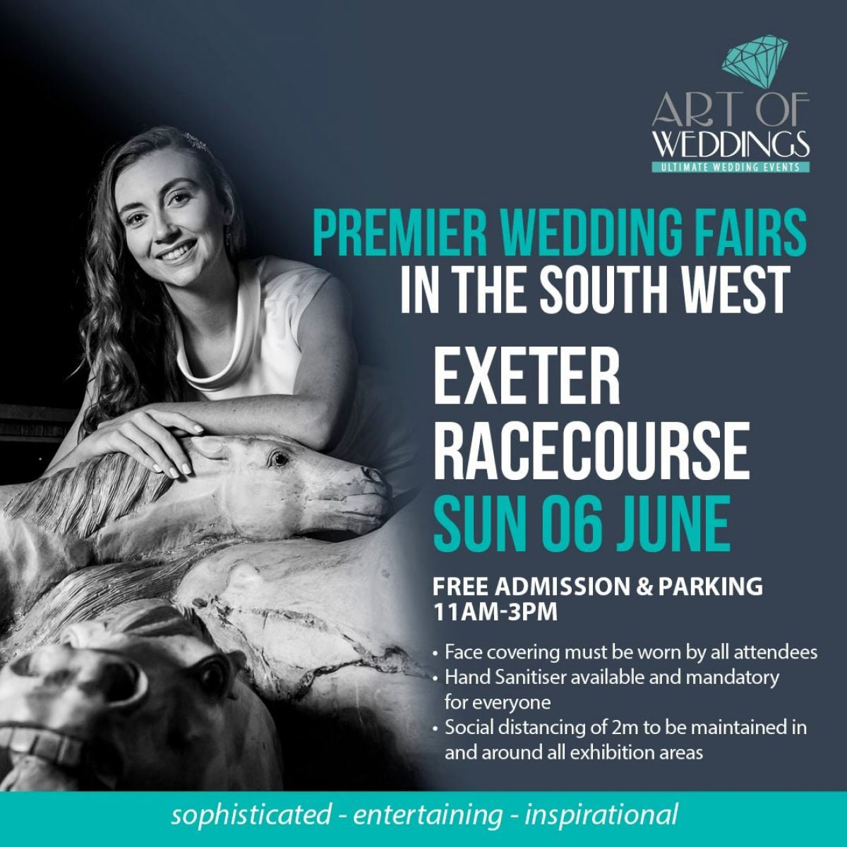 Art of Weddings fair at Exeter Racecourse