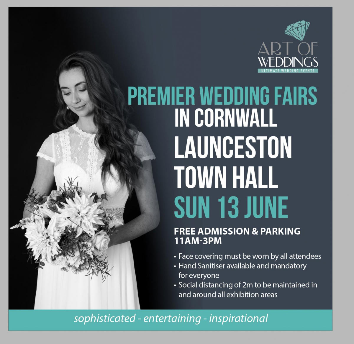 Art of Weddings fair at Launceston Town Hall