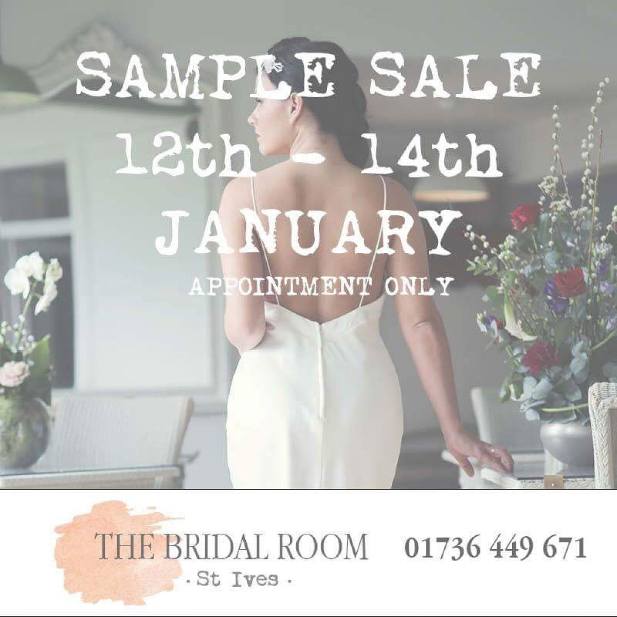 Sample sale at The Bridal Room St Ives