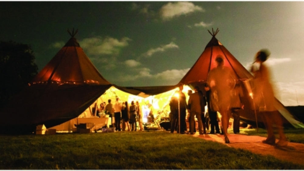World Inspired Tents Open Weekend at Darts Farm