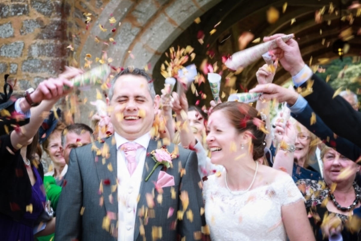 Wedding at Bickleigh Castle, Devon