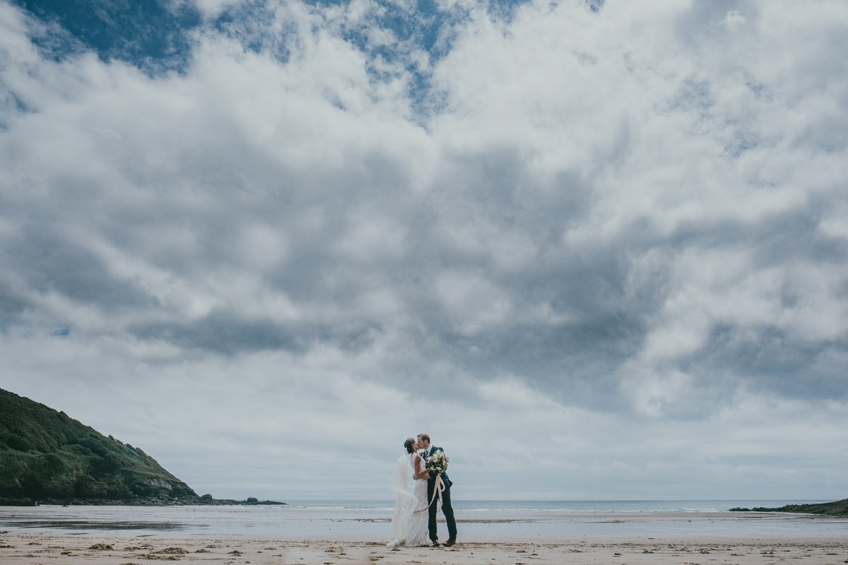 Wedding at Caerhays Estate, Cornwall