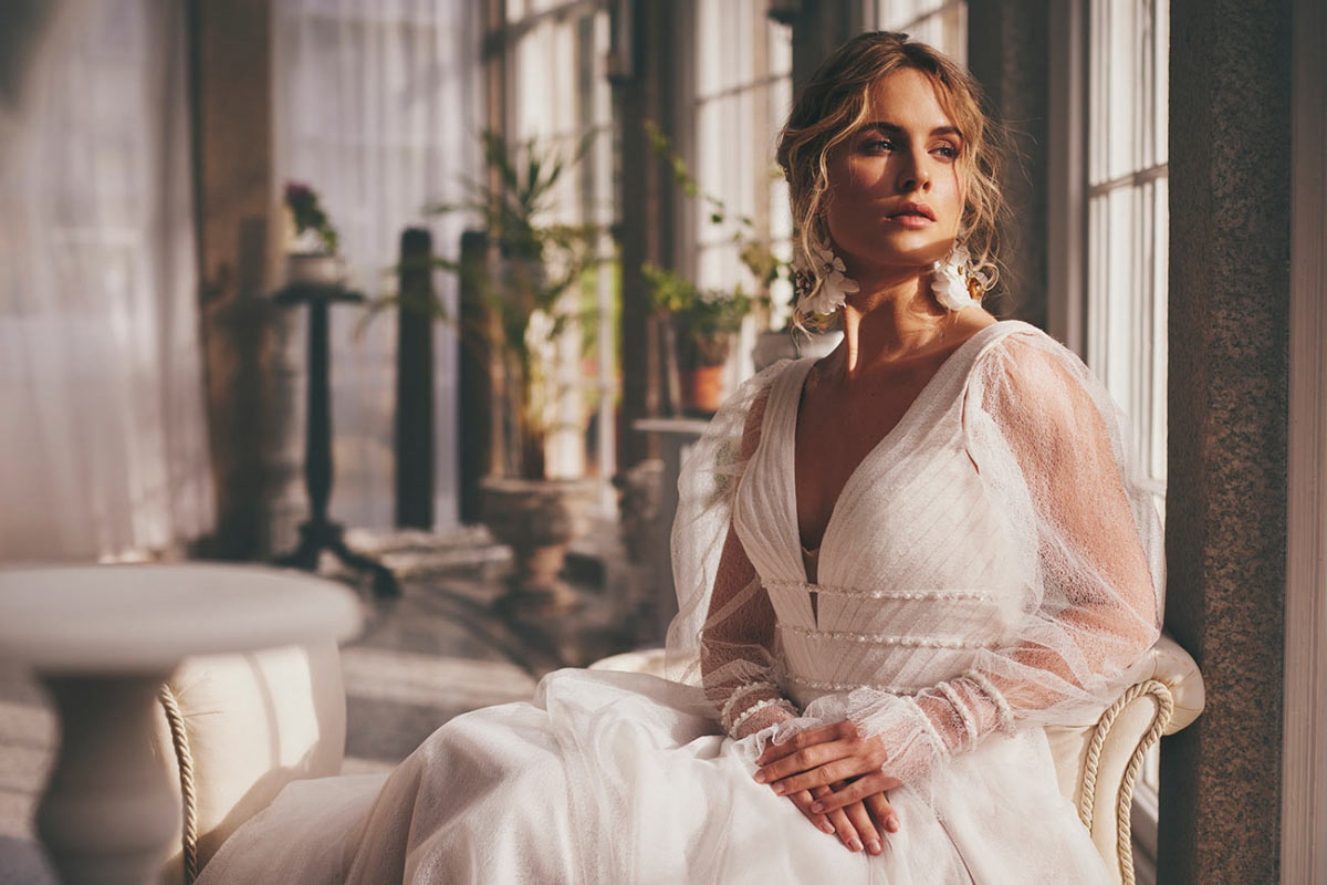 Behind the scenes of our 'New Romantics' bridal shoot