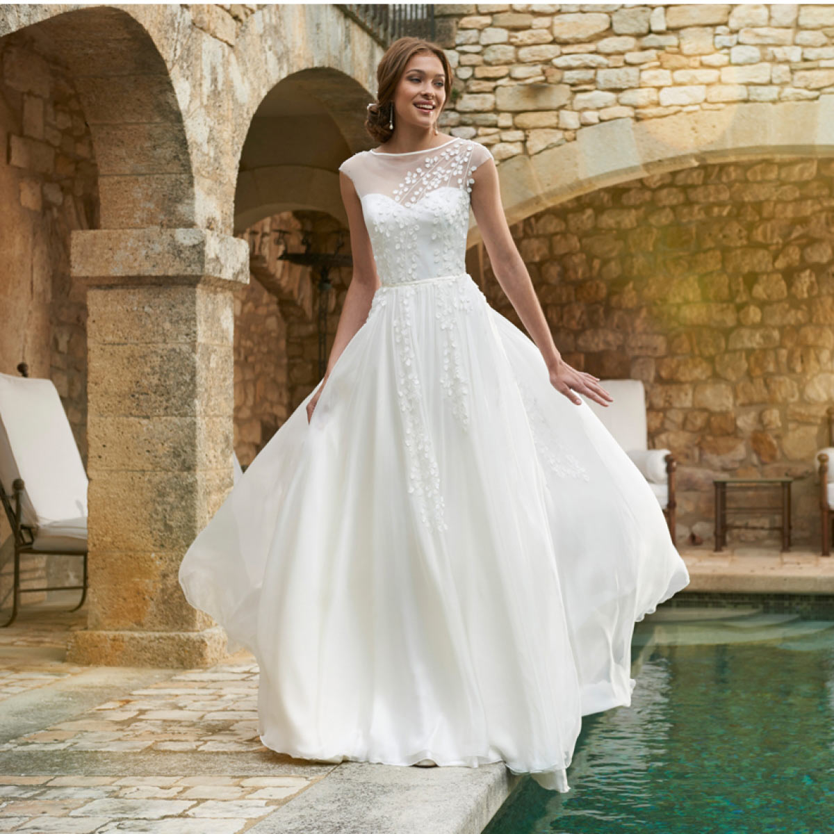 Stephanie Allin trunk show at Champagne & Charlotte Bridal