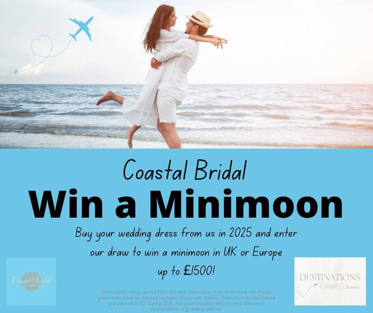 Win a minimoon at Coastal Bridal