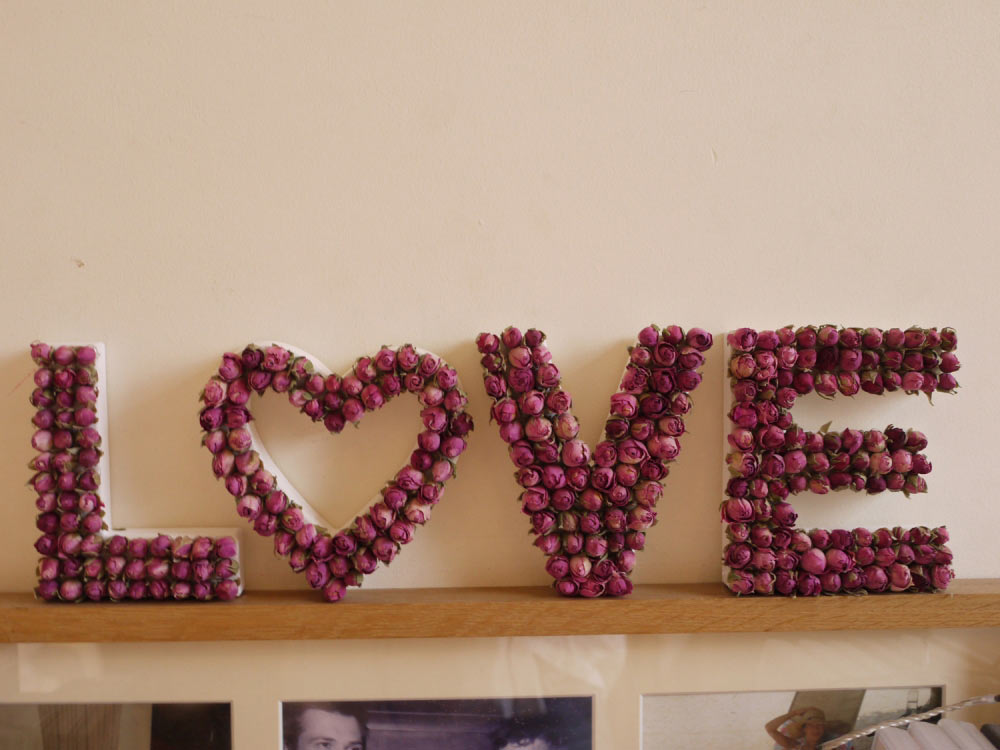 Word Play Decor at Weddings