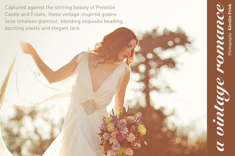 Wedding Dresses Cornwall | Pentillie Castle and Estate | Kirstin Prisk Wedding Photography Cornwall