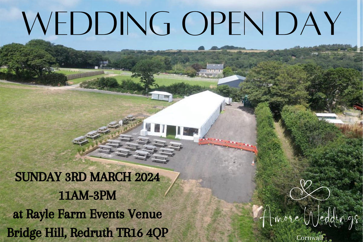Wedding open day at Rayle Farm Events Venue