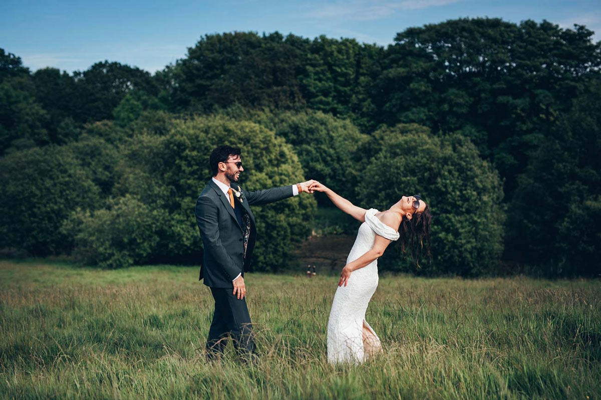 Wedding at Trenderway Farm, Cornwall