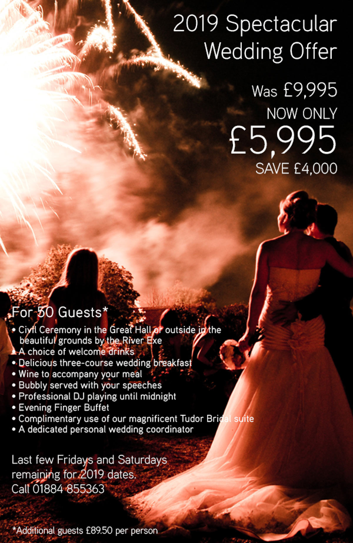 Save ï¿½4,000 on a Bickleigh Castle wedding!