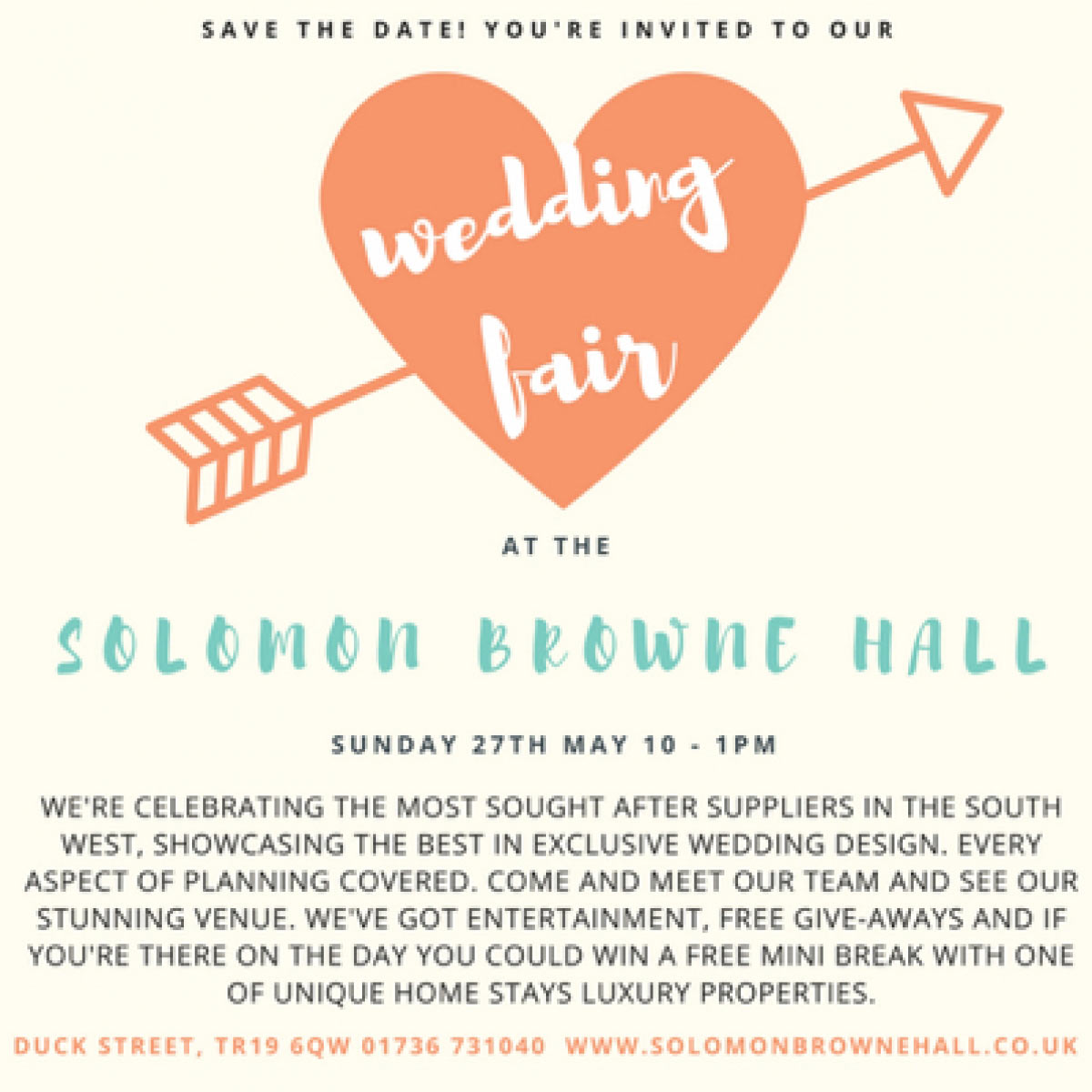 Solomon Browne Hall Wedding Fayre 