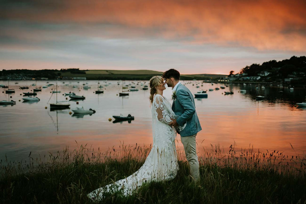 Wedding at Porthilly Farm, Cornwall