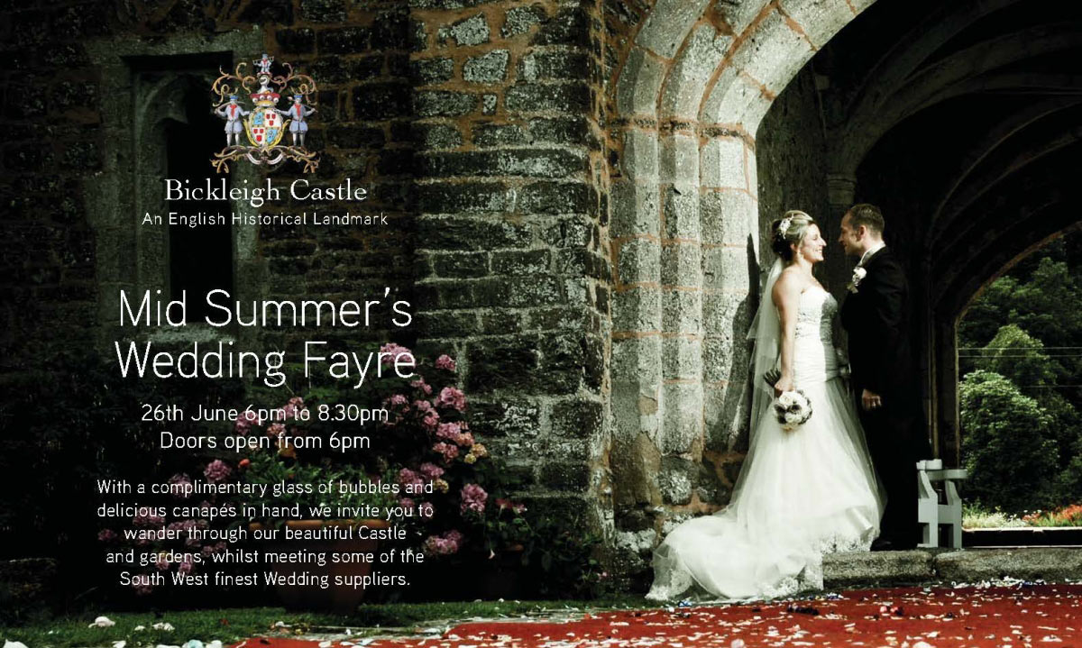 Bickleigh Castle Summer Spectacular Wedding Fayre 