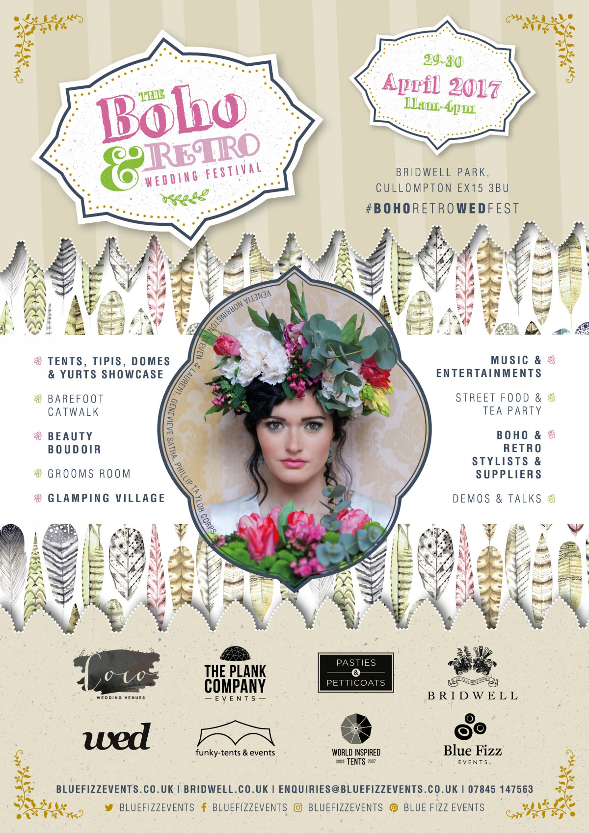 Boho and Retro Wedding Festival at Bridwell Park