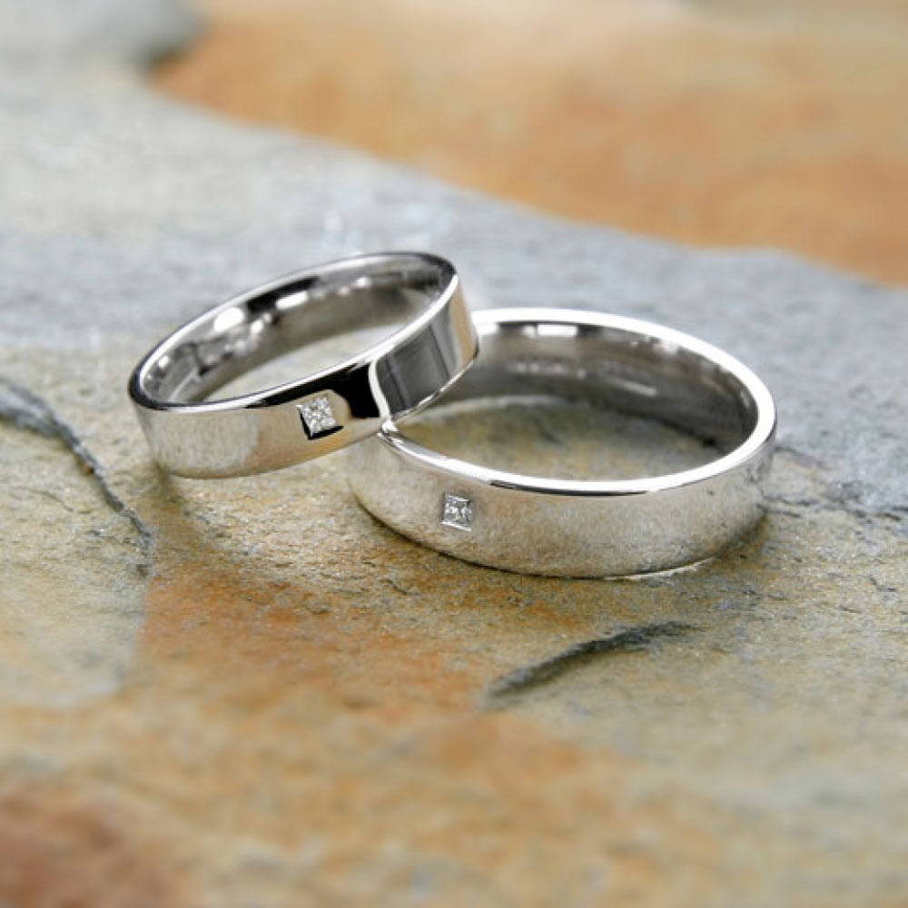Cornish Tin Wedding Rings