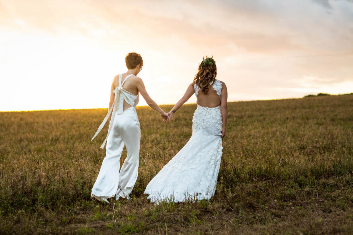 Wedding at Hendra Barns, Cornwall