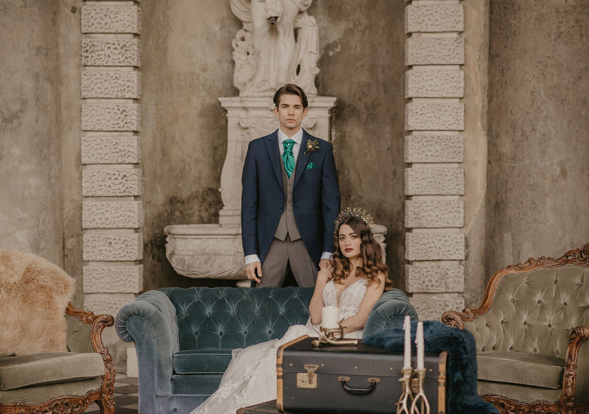 Winter wedding styled shoot