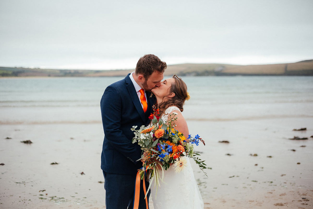 Wedding at John Bray's Field, Cornwall