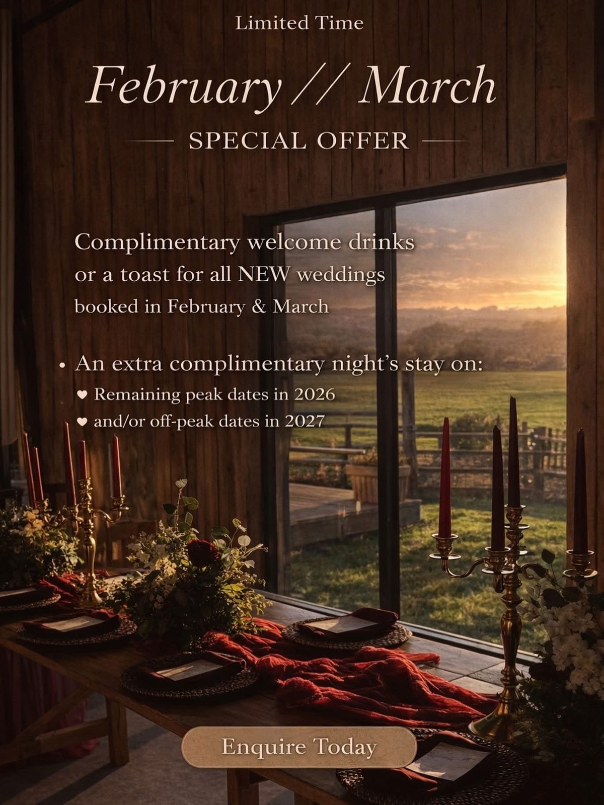 Special offer at Stennack Farm