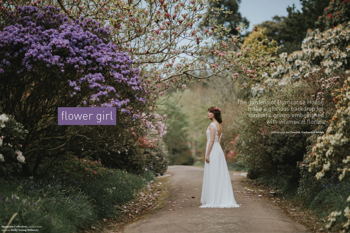 Wedding Dresses Cornwall | Burncoose House | Enchanted Brides Photography