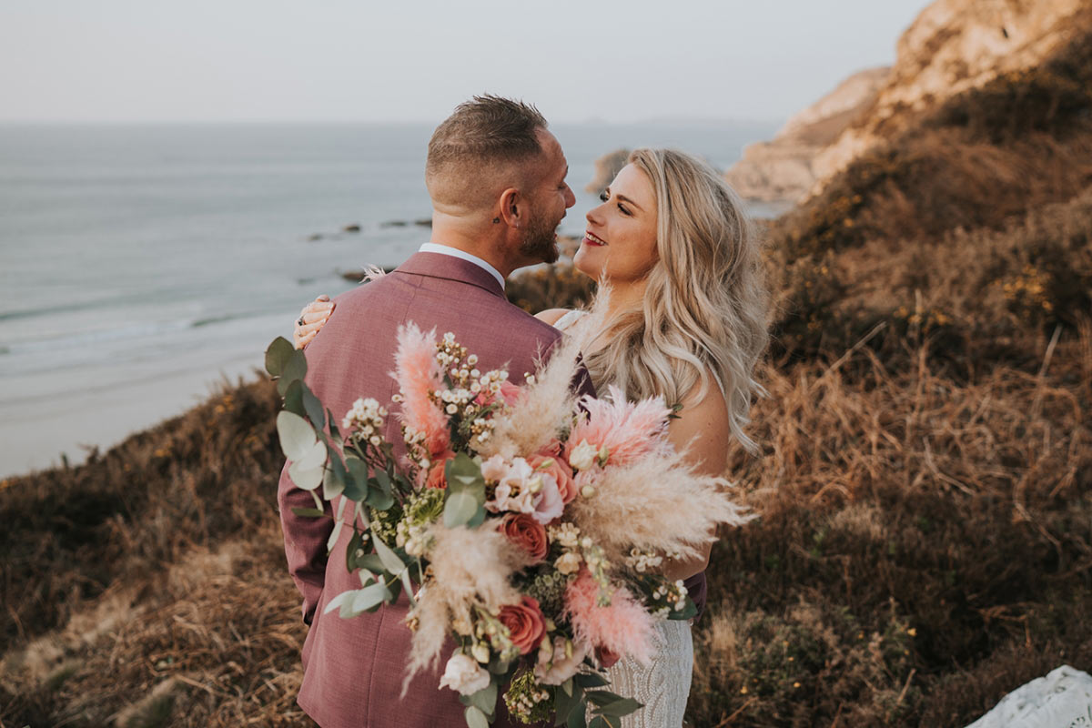 Wedding at The Driftwood Spars, Cornwall