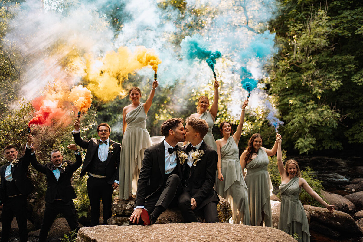 Wedding at Badger's Holt, Devon