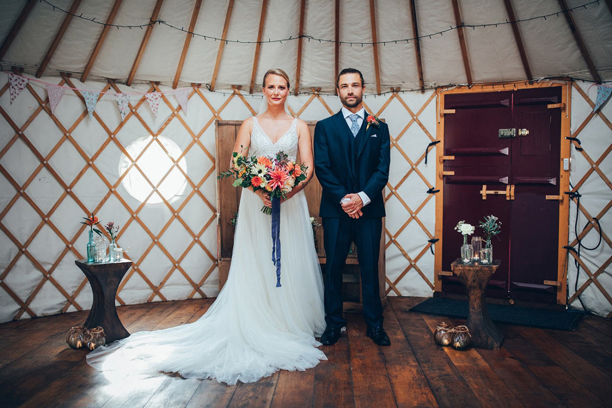 Wedding styling: bright boho