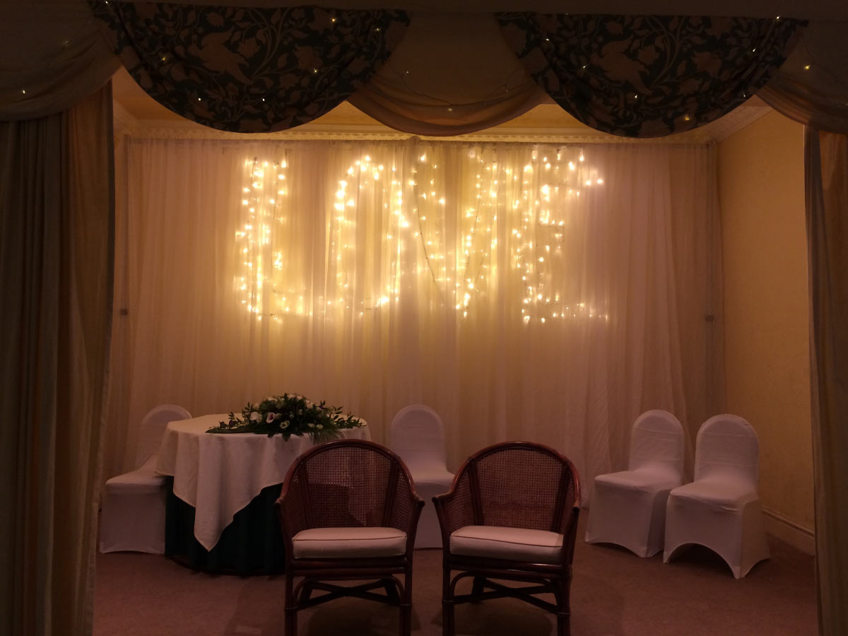 Beautiful new backdrops from Your Top Table