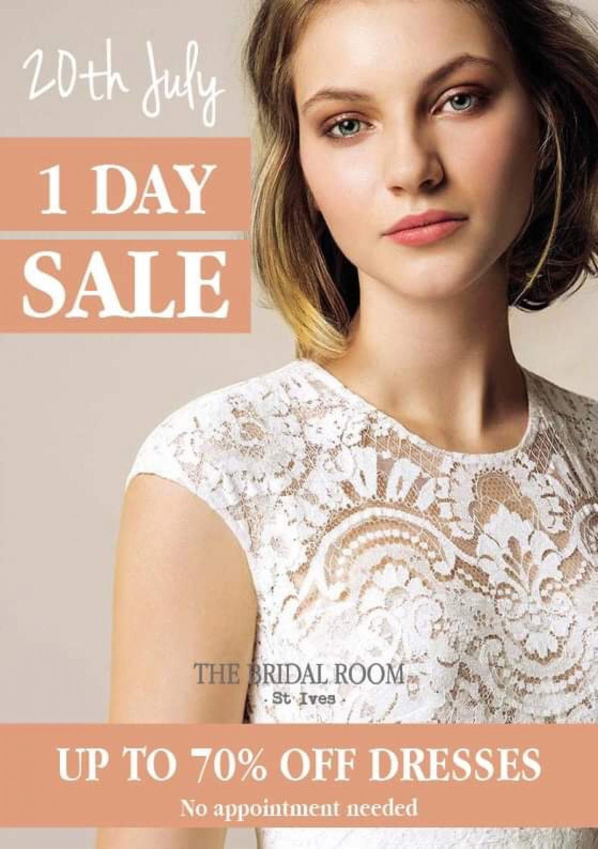 Sale day spectacular at The Bridal Room St Ives