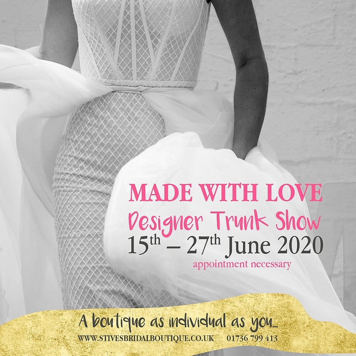 Made With Love designer trunk show at St Ives Bridal Boutique