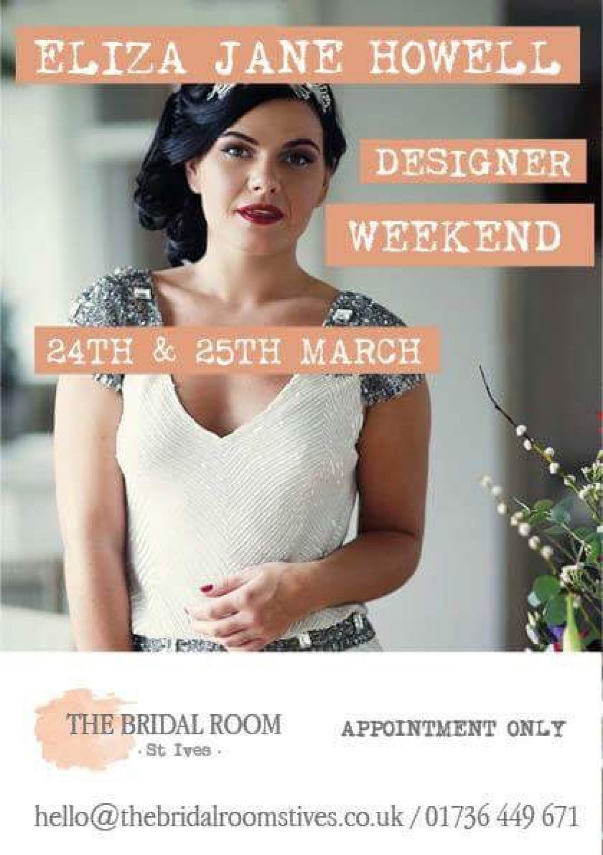 Eliza Jane Howell Designer Weekend at The Bridal Room St Ives